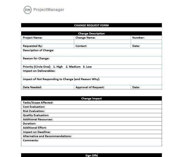 change-requirement-document-template
