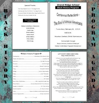 church-black-history-program-template