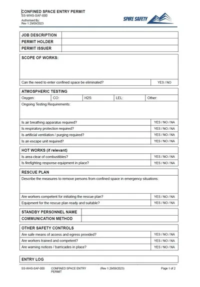 construction-confined-space-program-template