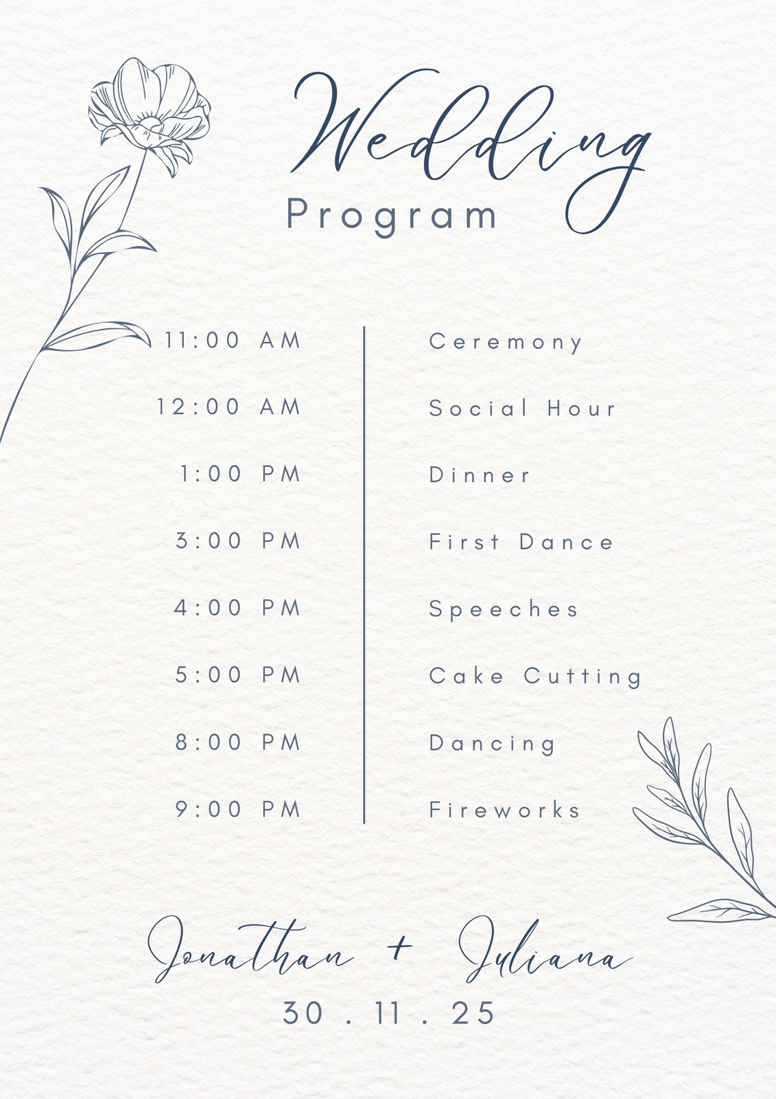 diy-wedding-ceremony-program-template