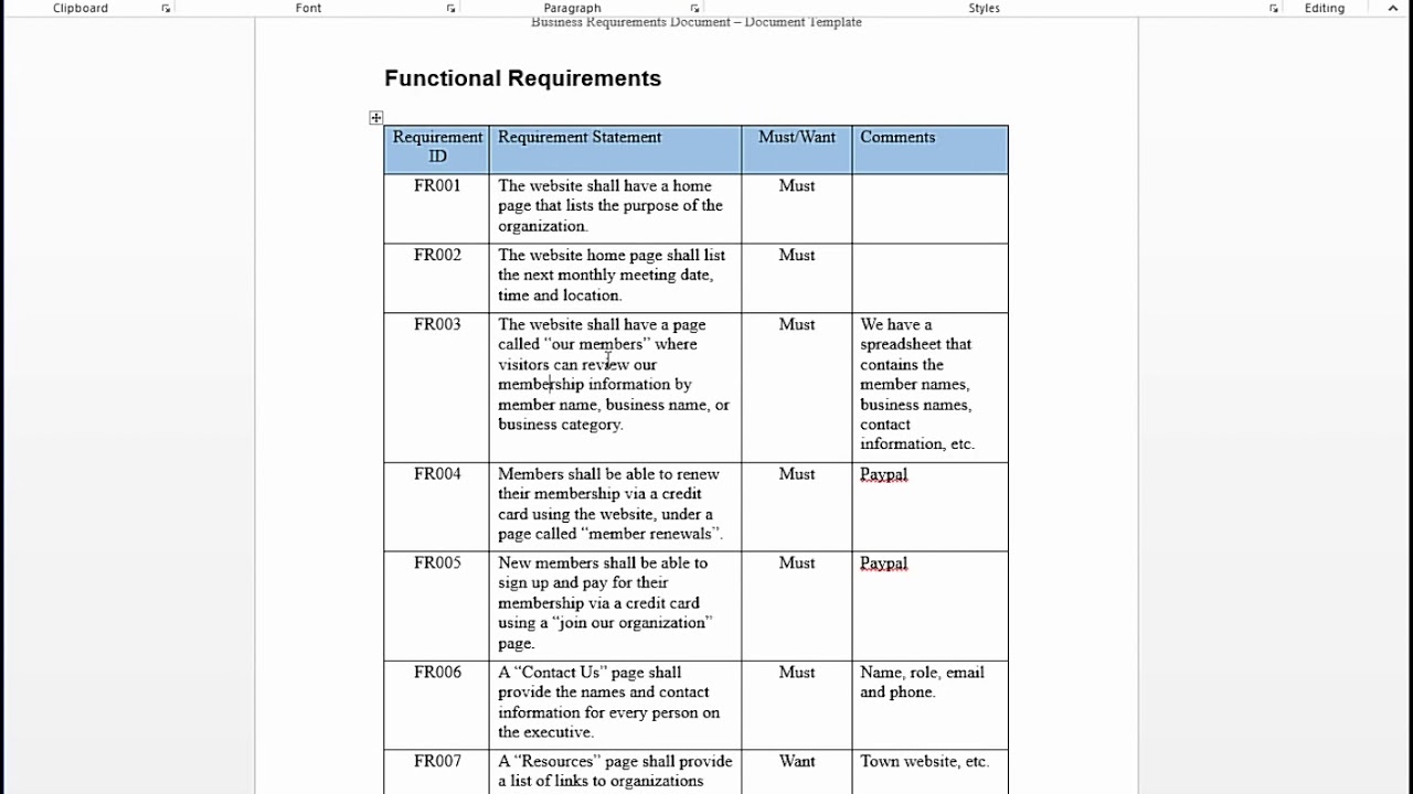 functional-requirements-document-template