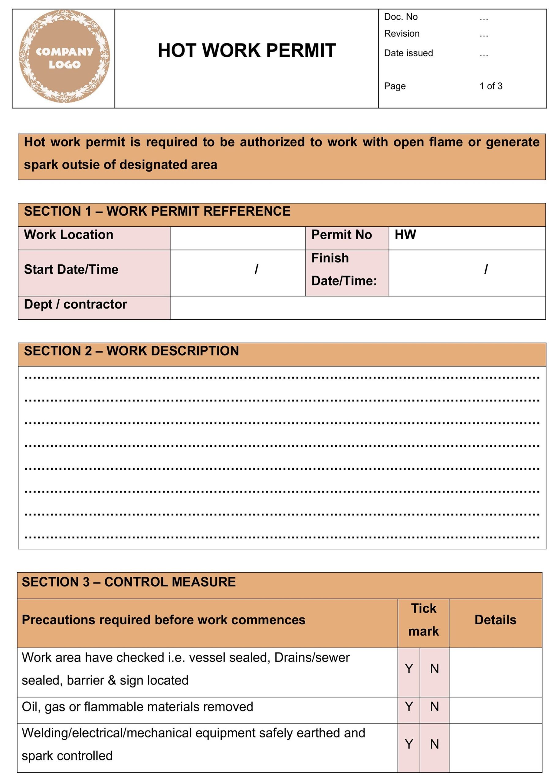 hot-work-safety-program-template