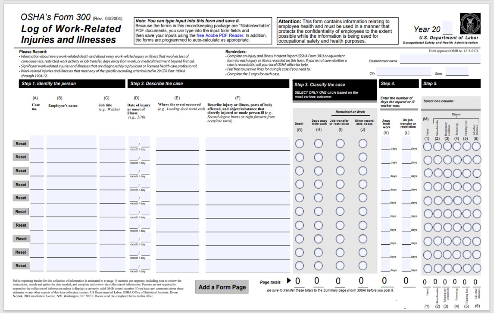 injury-illness-recordkeeping-program-template