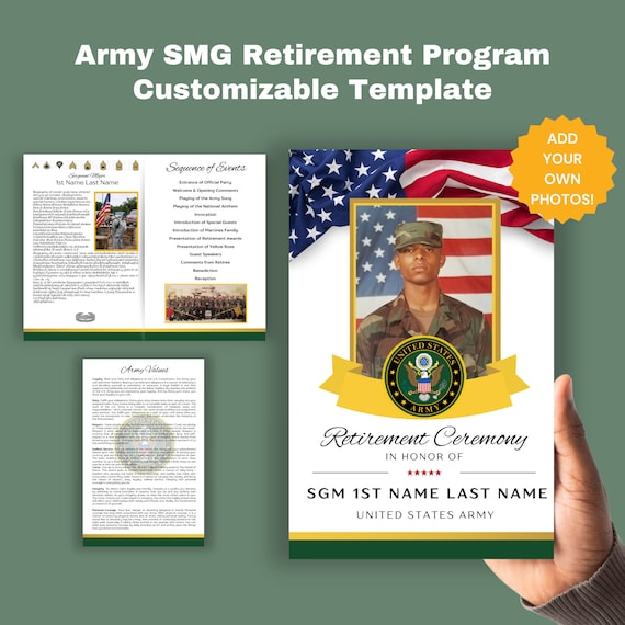 military-retirement-ceremony-program-template