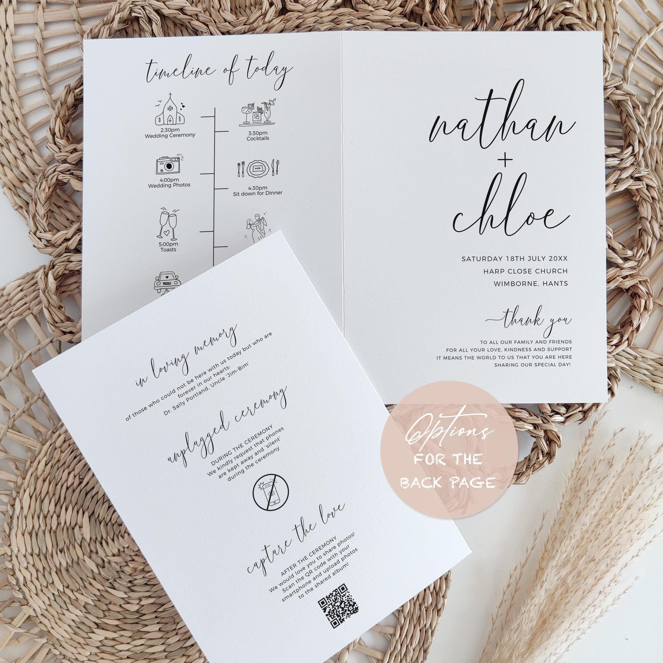 multi-page-wedding-program-template