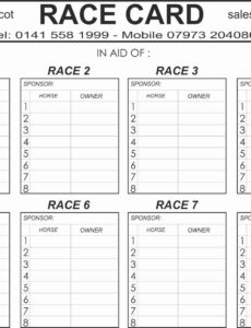 night-at-the-races-program-template