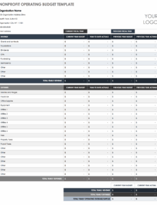 non-profit-program-budget-template