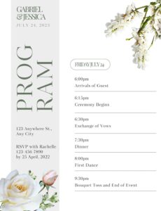 one-page-event-program-template