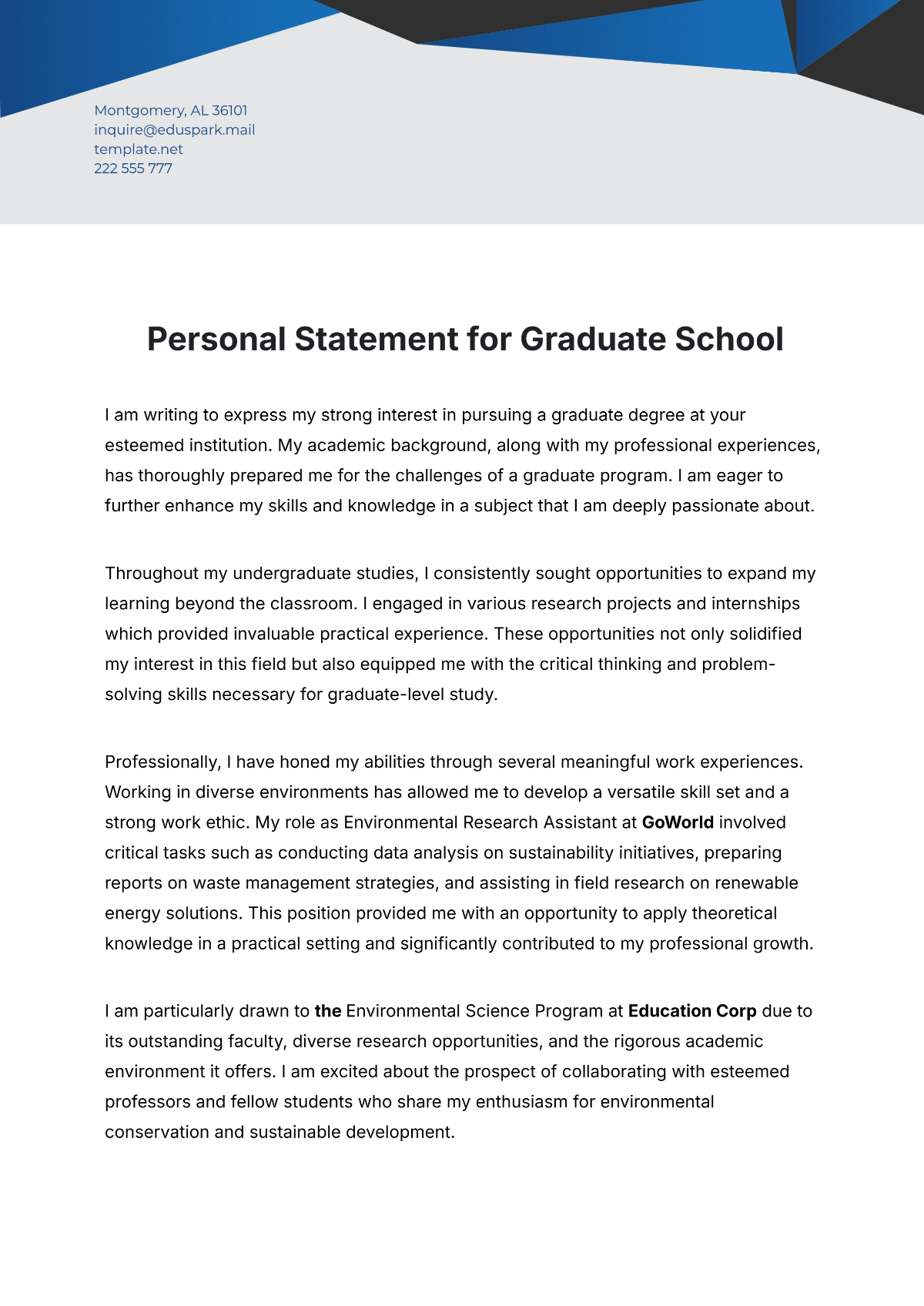 personal-statement-for-masters-program-template