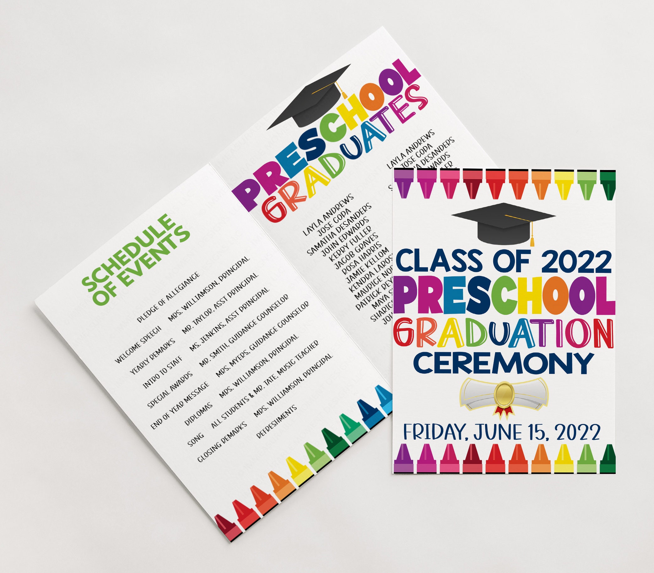 preschool-graduation-ceremony-program-template