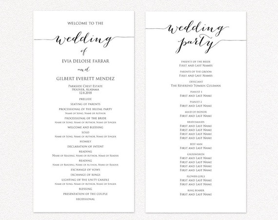 sample-wedding-ceremony-program-template