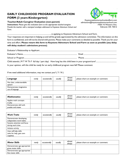 special-education-program-evaluation-template