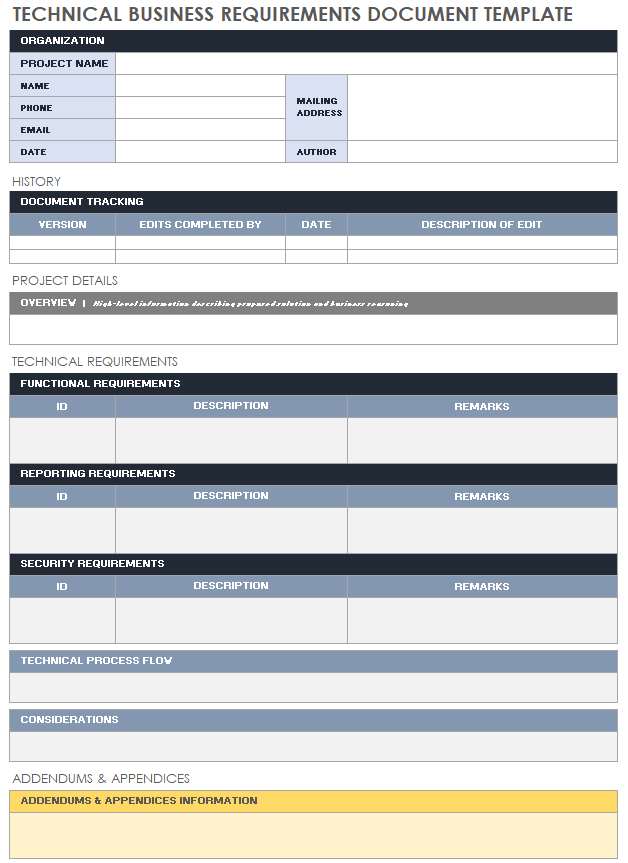 technical-business-requirements-document-template
