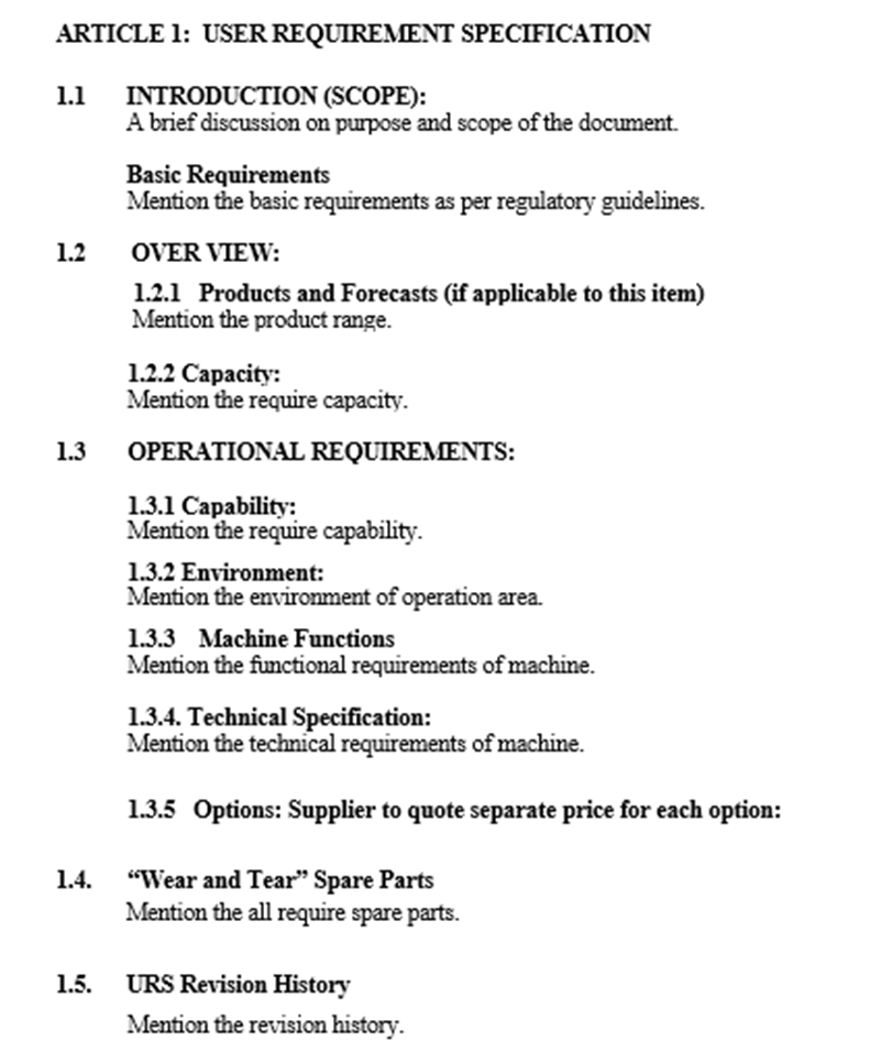 urs-user-requirement-specification-template