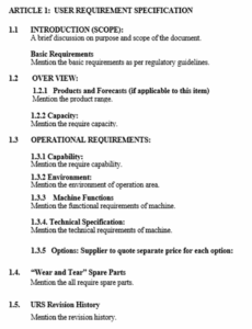 user-requirement-specification-document-template