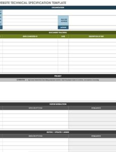 website-technical-requirements-template