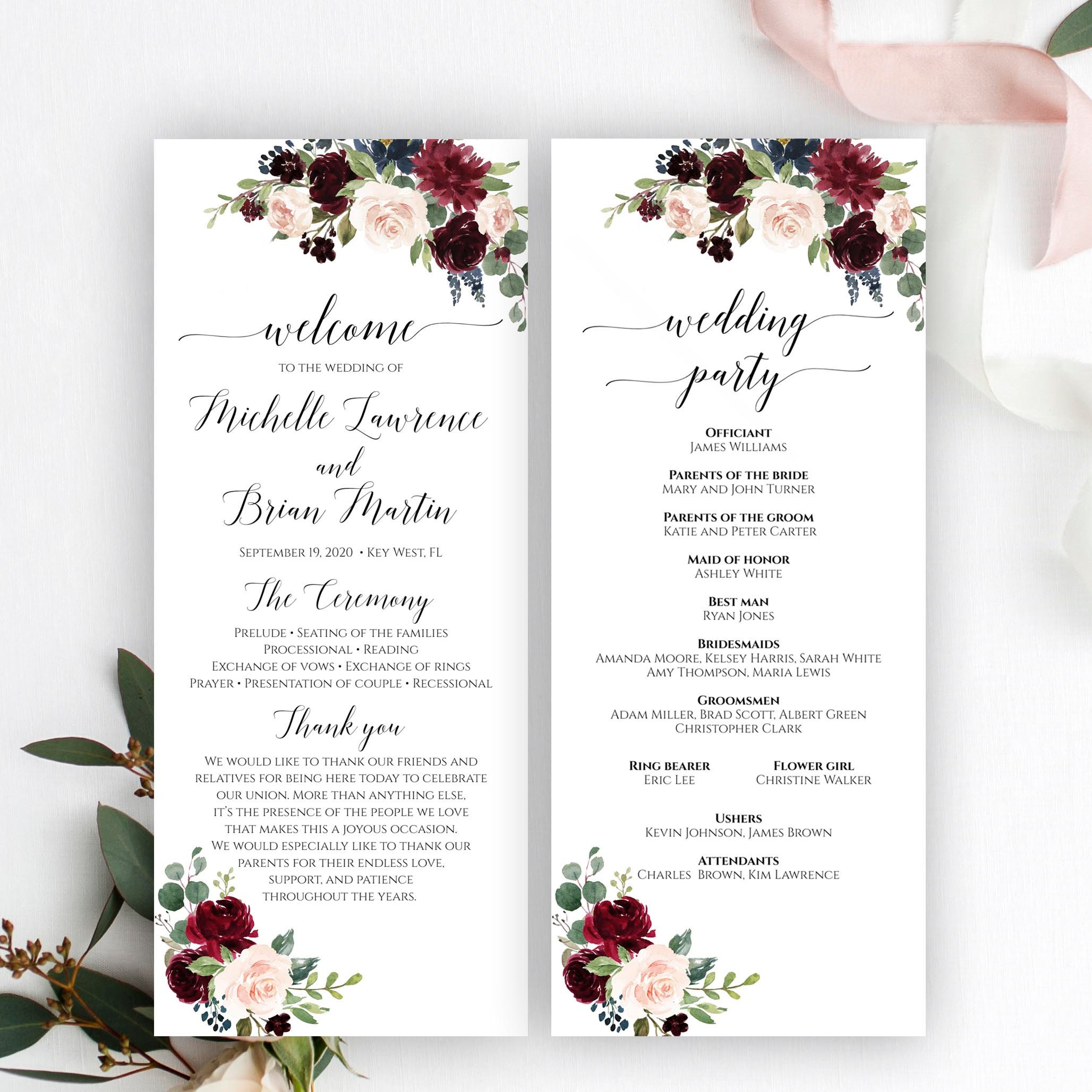 wedding-program-template-with-picture