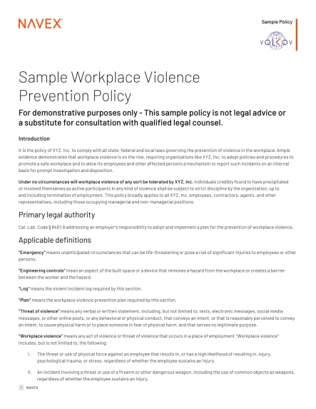 workplace-violence-prevention-program-template
